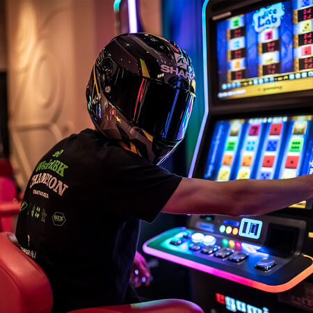 BEHIND THE HELMET.