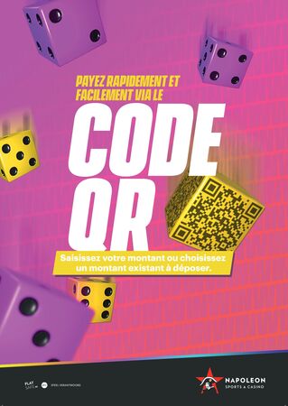 PAYEZ FACILEMENT VIA LE QR CODE!