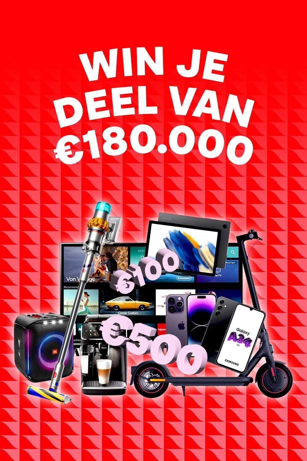 Win je deel van €180 000